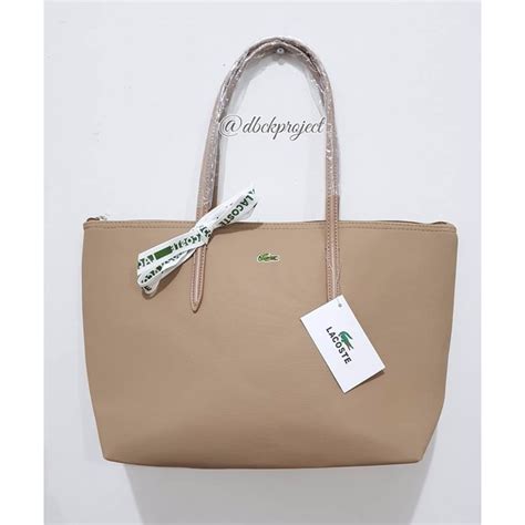 lacoste bag replica price|lacoste small tote bag.